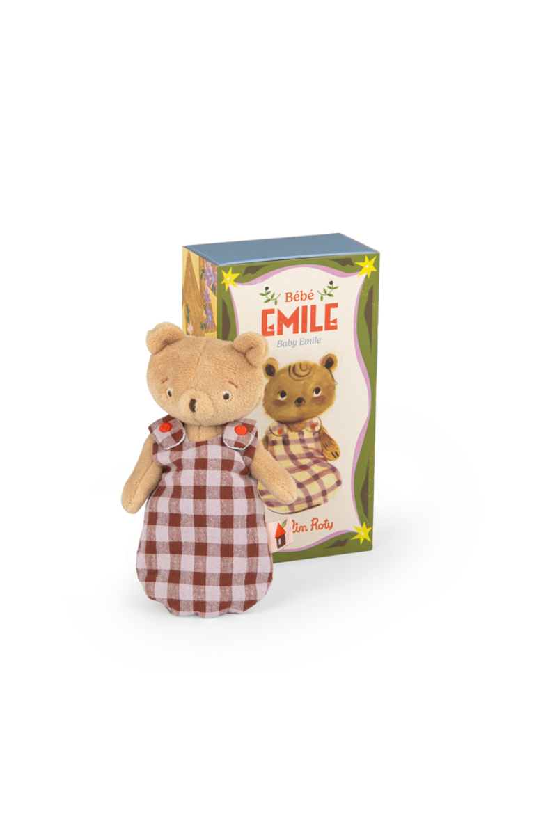 Moulin Roty Baby Emile the little bear Les Minouchkas, Main, color, Ivory