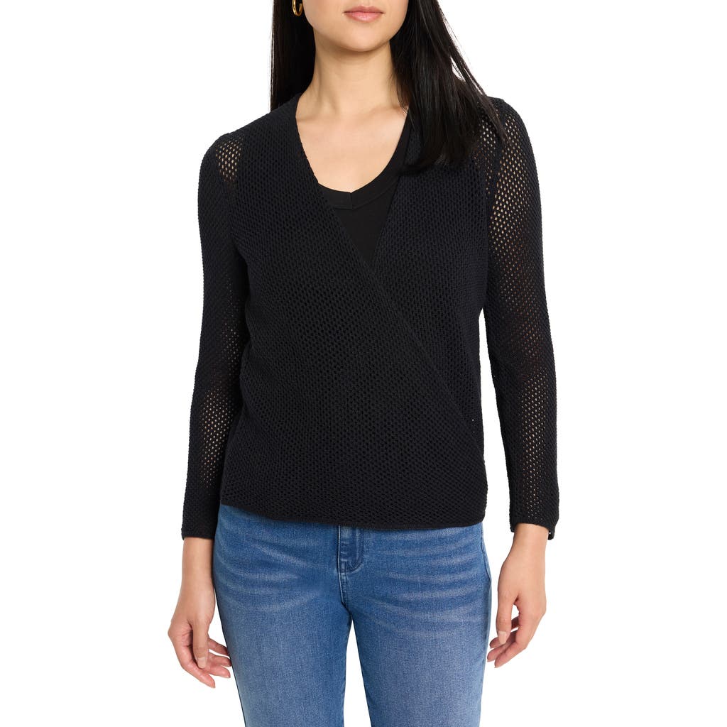 Nic + Zoe Nic+zoe Mesh Cocoon Cardigan