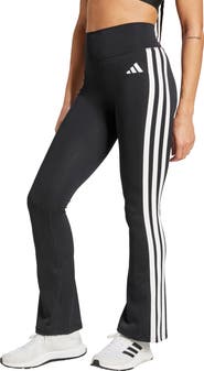 adidas Optime Essentials AEROREADY 3-Stripes Climacool Flared Leggings