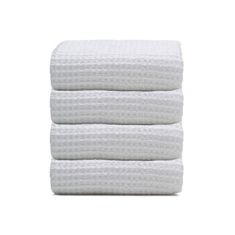 Waffle Turkish Cotton Hand Towel Bundle
