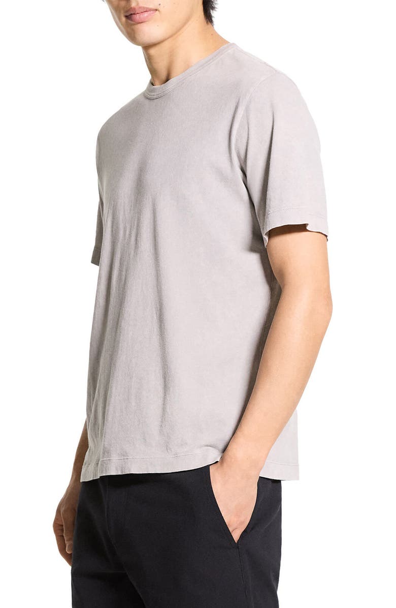 Theory Washed Pima Cotton T-Shirt, Alternate, color, Dark Vapor