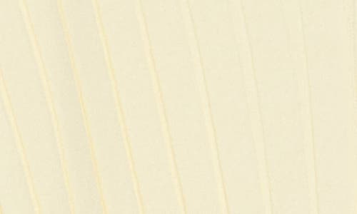 Nordstrom Rack Tipped V-neck Ribbed Cardigan In Yellow Pale- Ivory Tipping