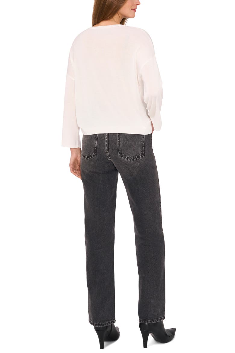 Fine Gauge Crewneck Sweater, Alternate, color, NEW IVORY