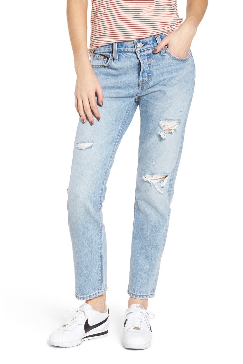 Levi's® 501® Boyfriend Jeans, Main, color, SO CALLED LIFE