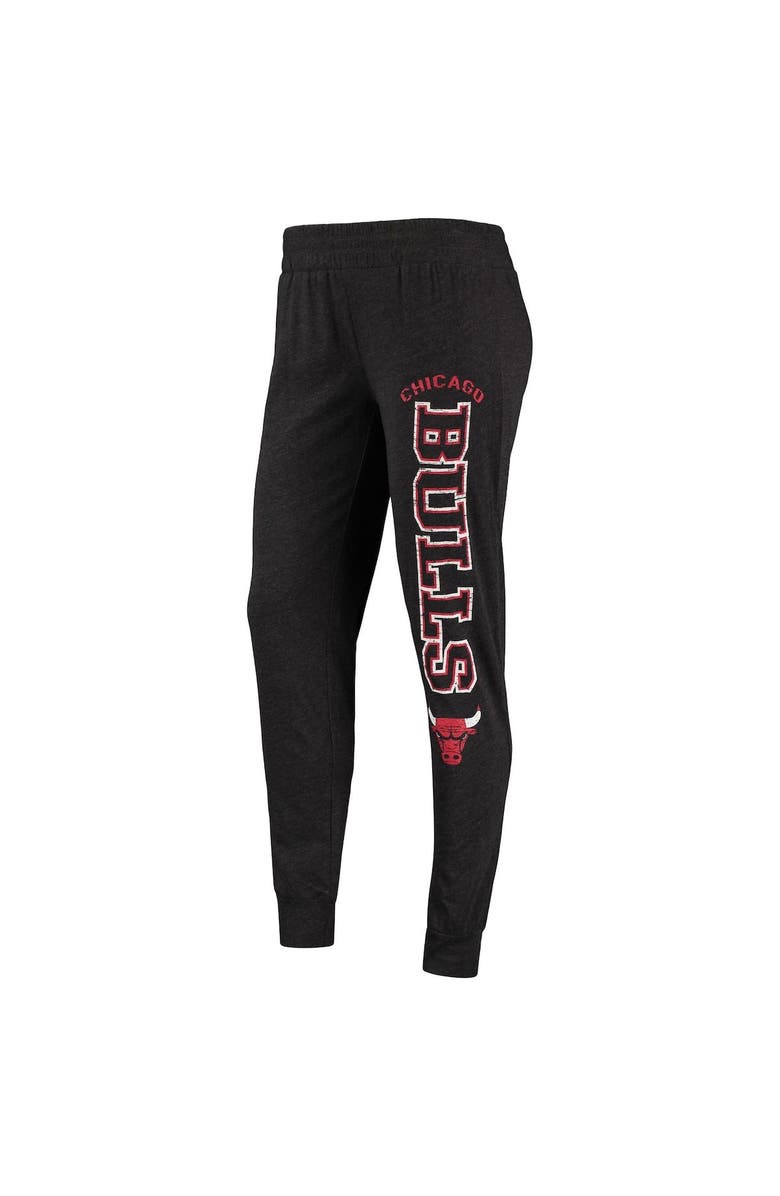 CONCEPTS SPORT Women's Concepts Sport Heathered Black Chicago Bulls Hoodie & Pants Sleep Set, Alternate, color,