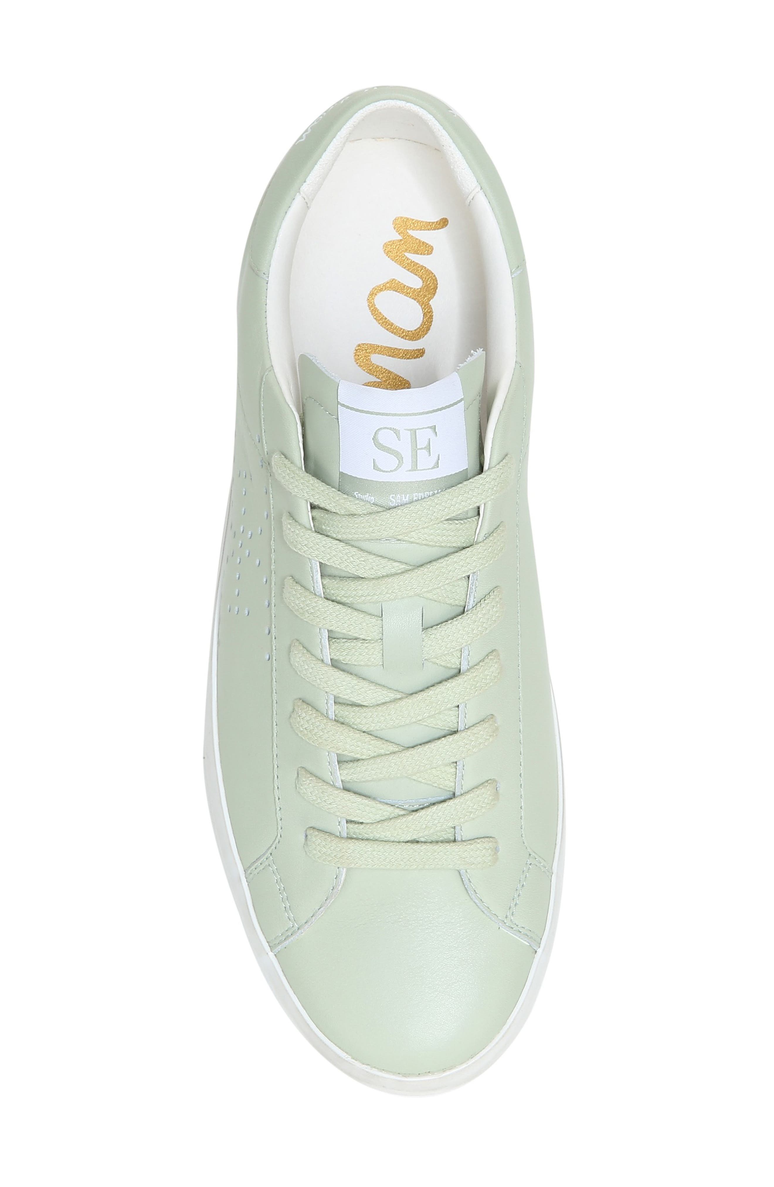 Aubrie Sneaker, Alternate, color, SAGE MIST LEATHER