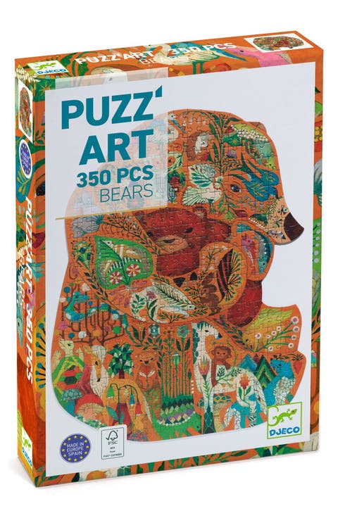 Kids' Puzz'Art Bear 350-Piece Silhouette Puzzle