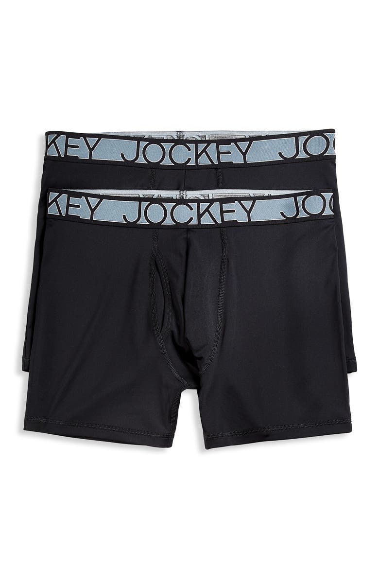 2-Pk ActiveMicro Boxer Briefs, Main, color, BLACK