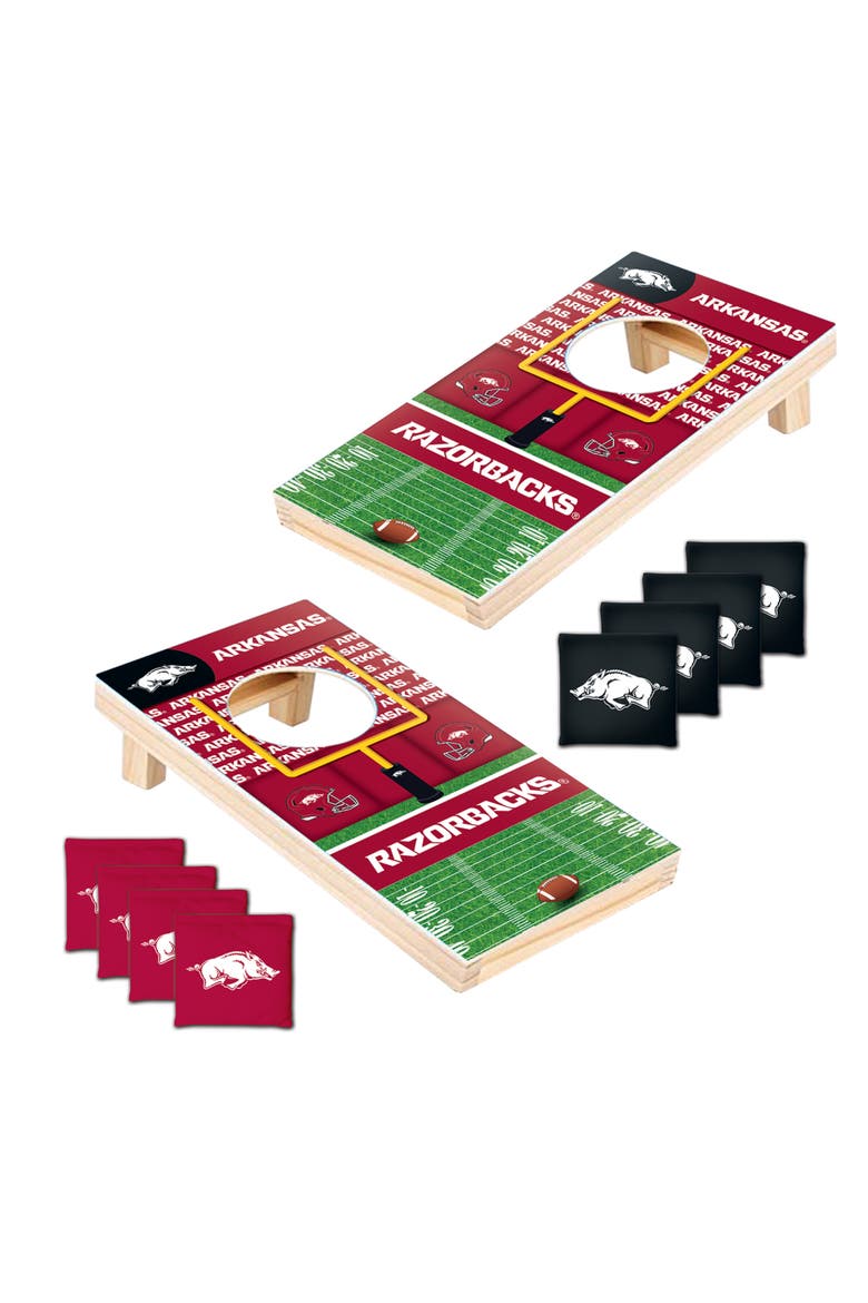 Arkansas Razorbacks Tabletop Cornhole, Alternate, color, Multicolor