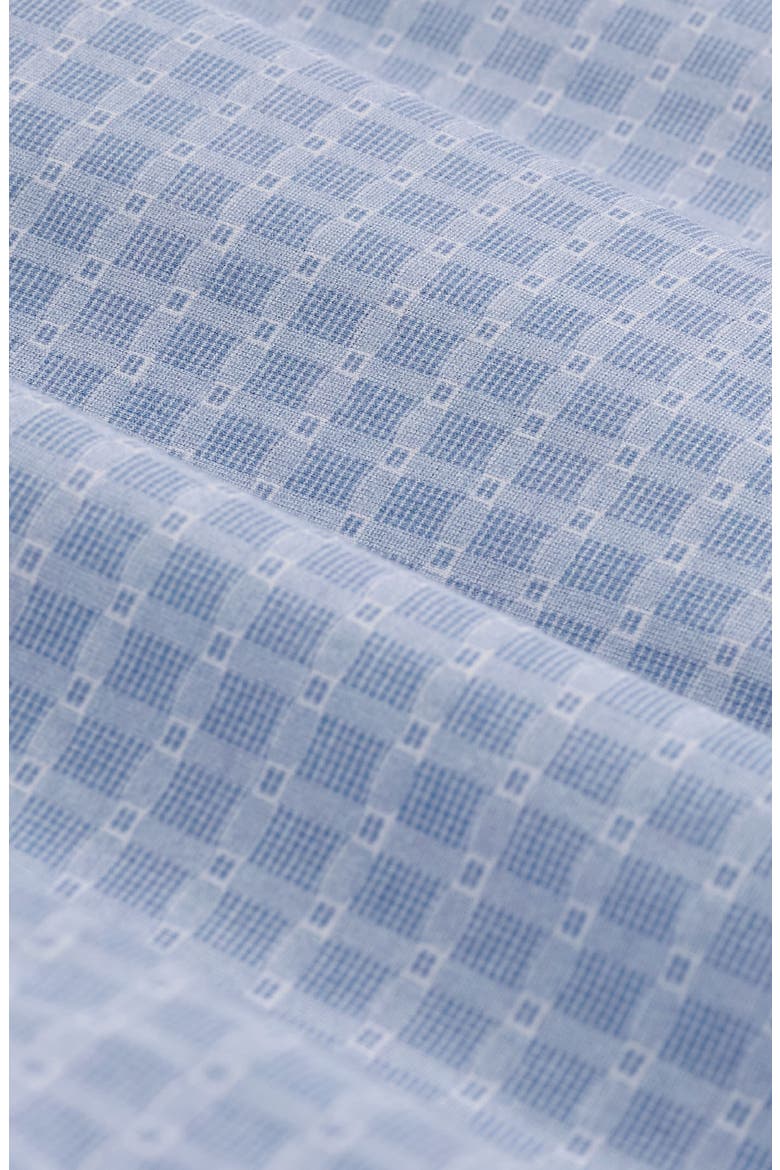 Devon OoohCotton Tech Grid Stretch Shirt, Alternate, color, HAZY BLUE