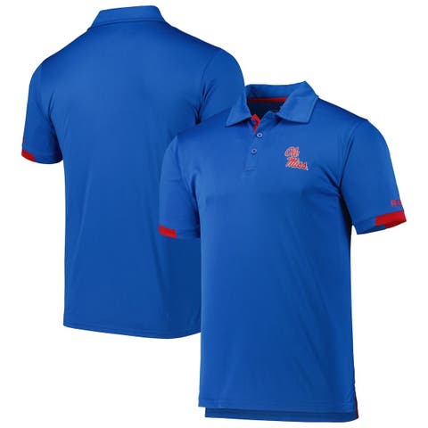 Men's Colosseum Powder Blue Ole Miss Rebels Santry Lightweight Polo