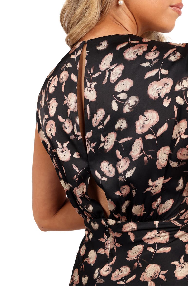 Amarlee Floral Maxi Dress, Alternate, color, BLACK FLORAL