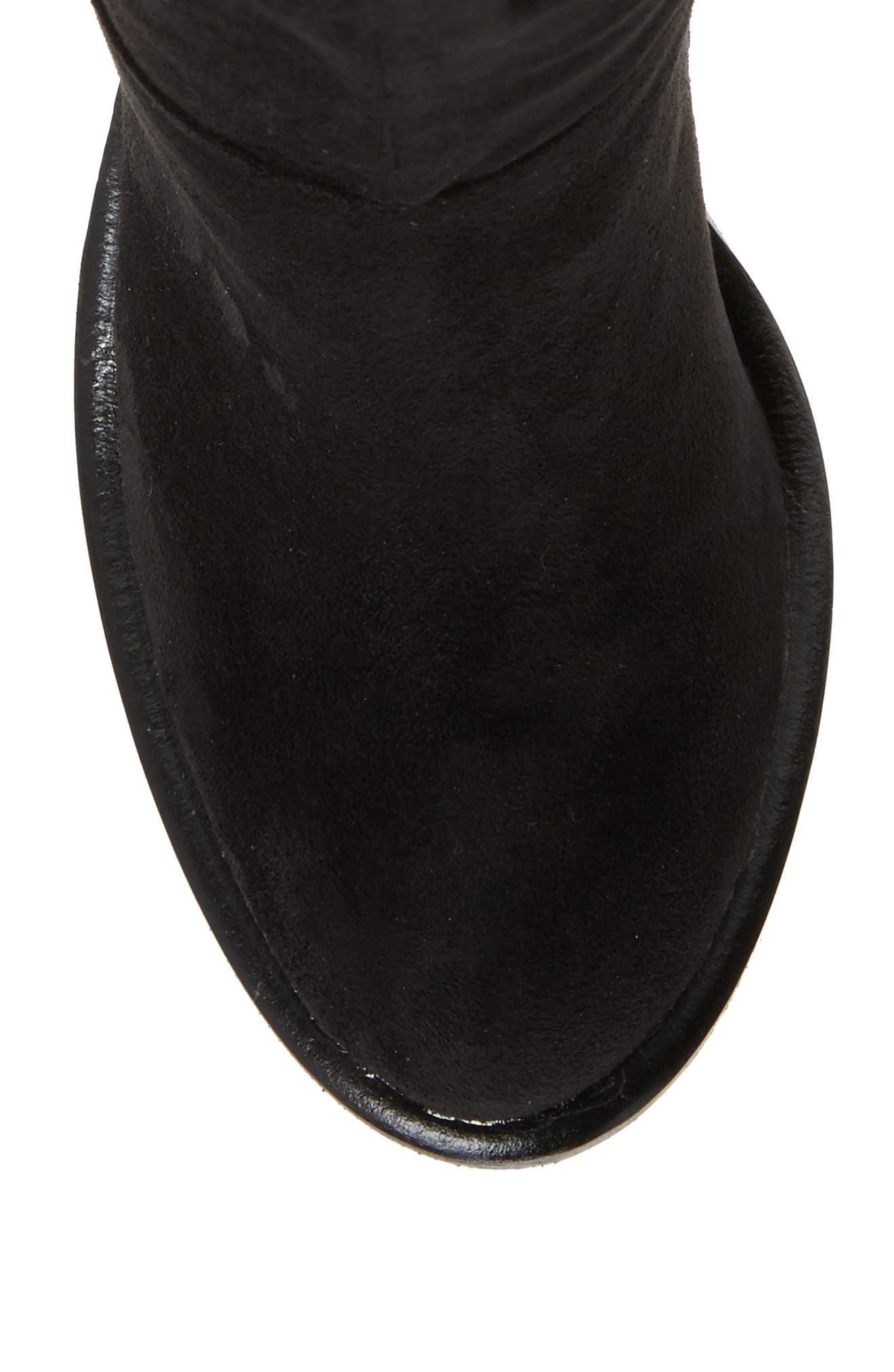 Icelyn Over the Knee Stretch Boot, Alternate, color, BLACK FAUX SUEDE