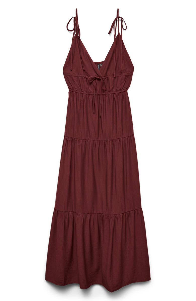 VERO MODA Athena Tiered Midi Dress, Alternate, color, 