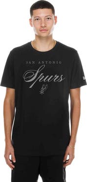 New Era Men's New Era Black San Antonio Spurs Script T-Shirt