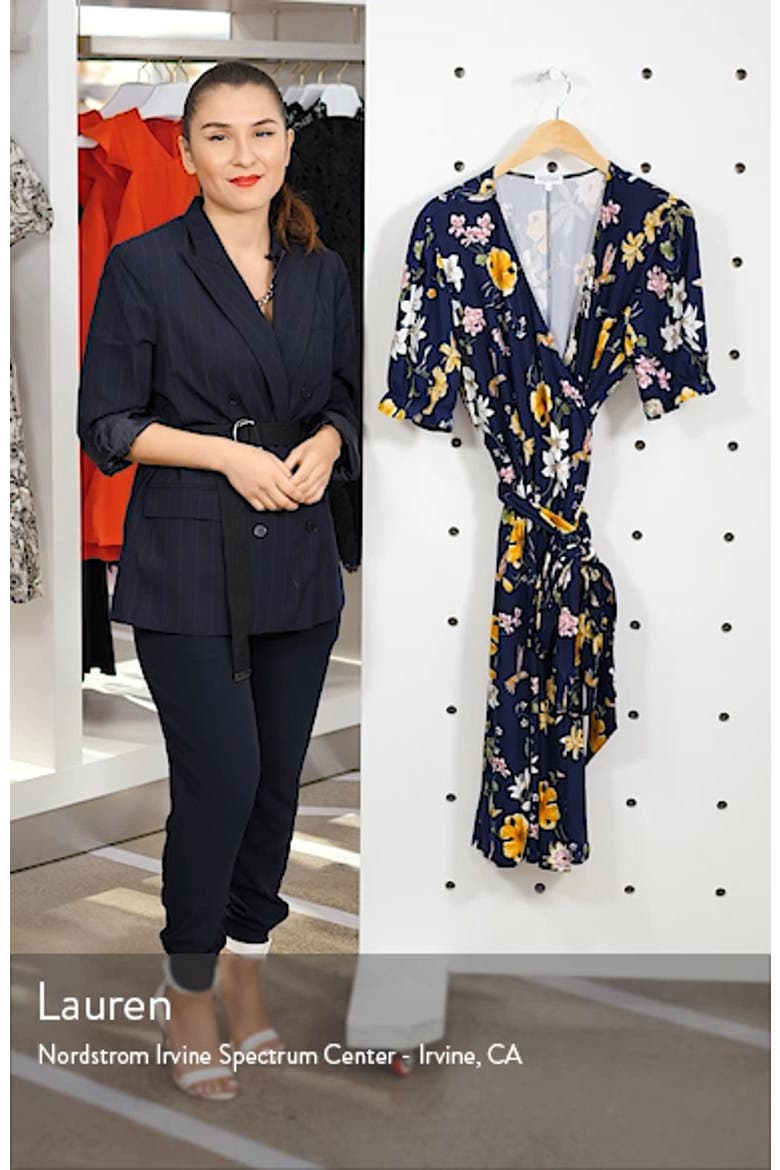 Tuscan Floral Wrap Dress video