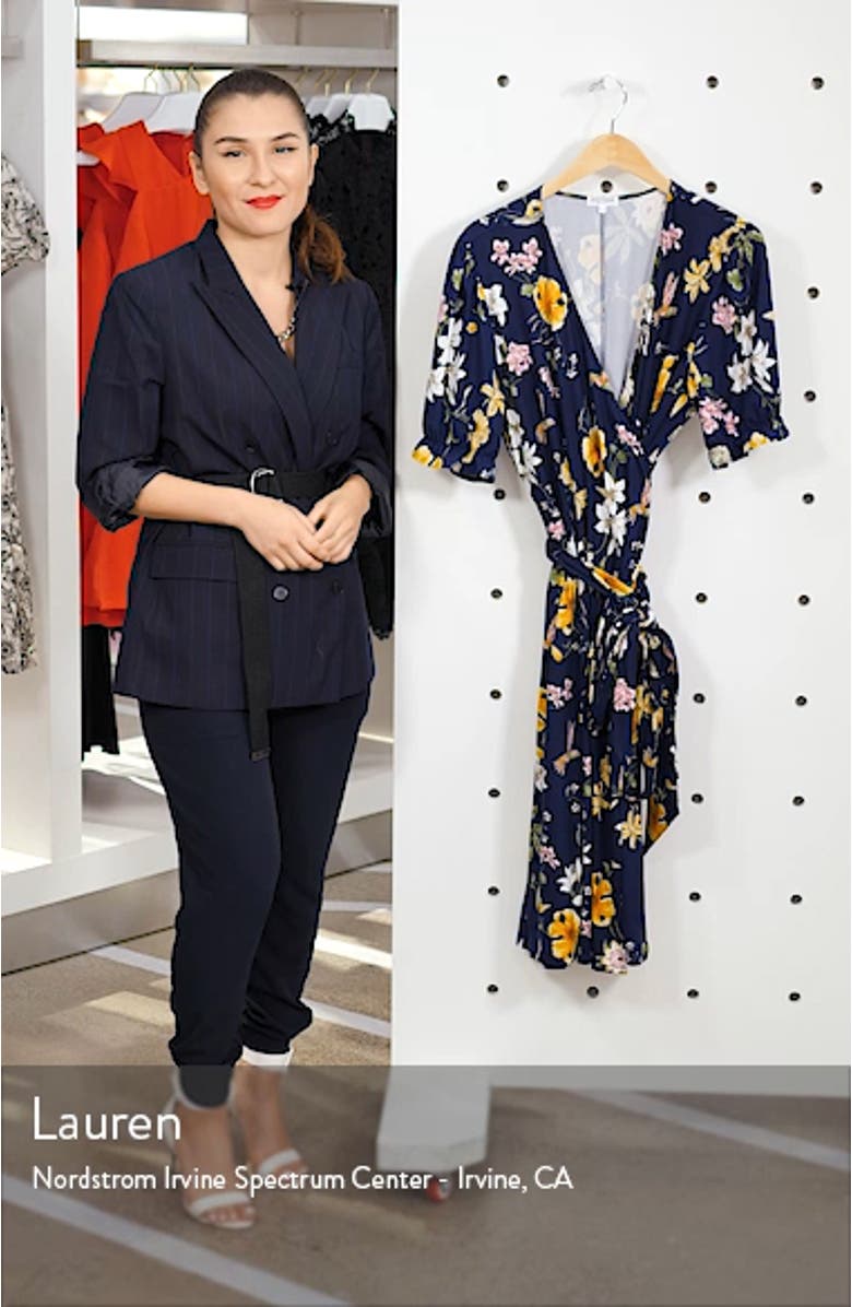 Tuscan Floral Wrap Dress, sales video thumbnail