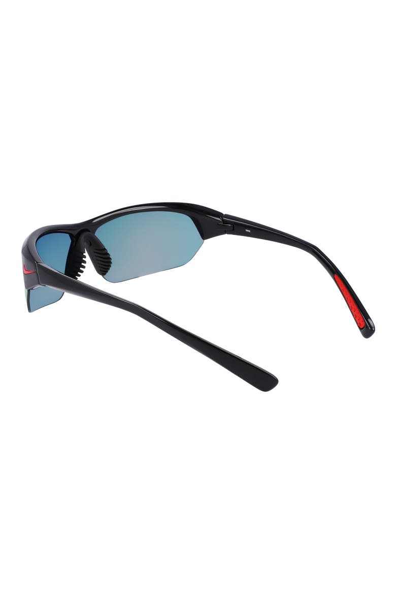 Skylon Ace Sport 69mm Sunglasses, Alternate, color, BLACK/ RED MIRROR