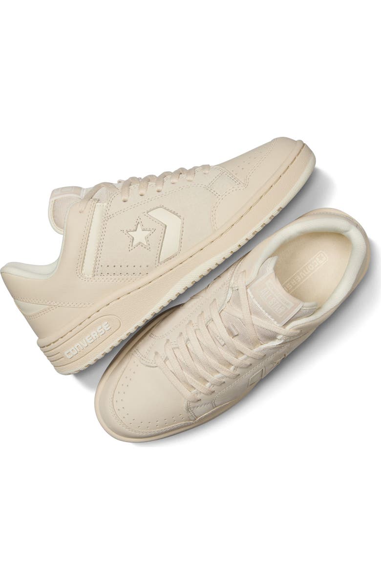 Converse Weapon Ox Low Top Sneaker, Alternate, color, Light Dune/ Egret/ Egret
