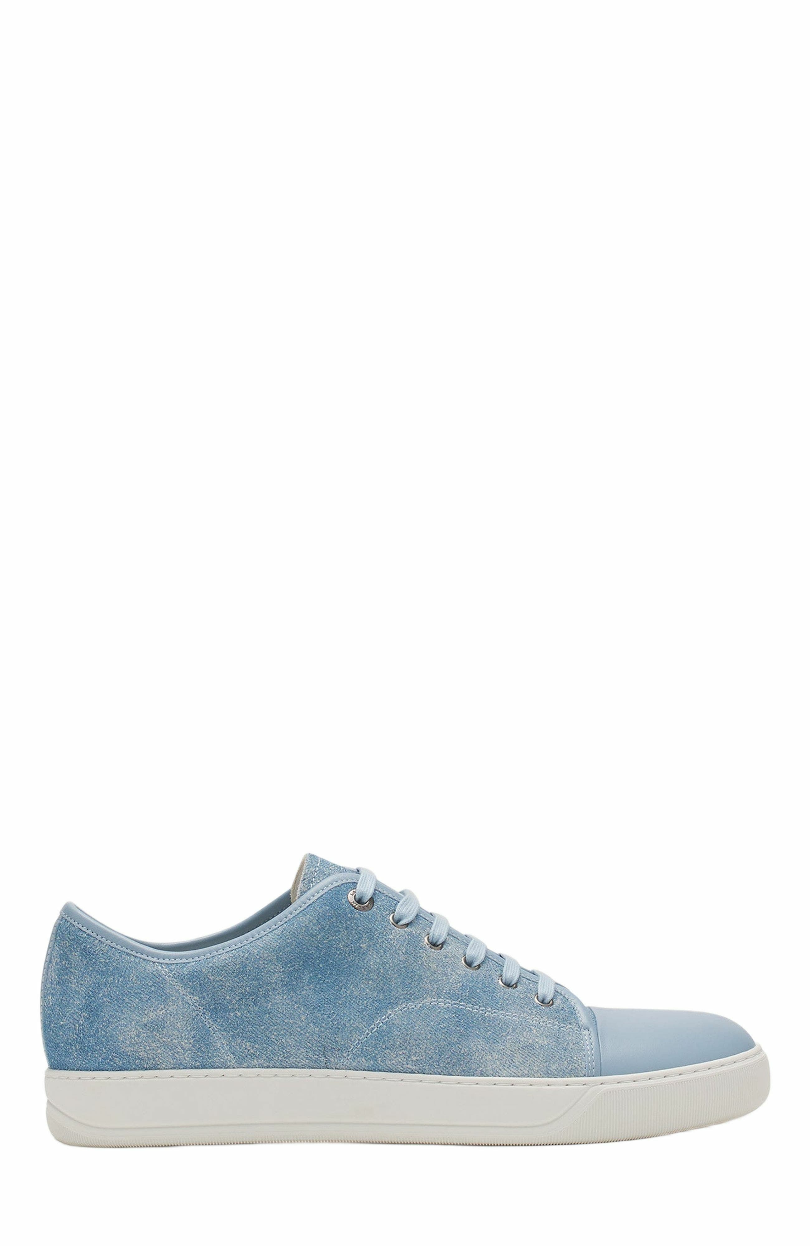 Lanvin Dbb1 Sneakers In Faded Denim For Men, Main, color, 