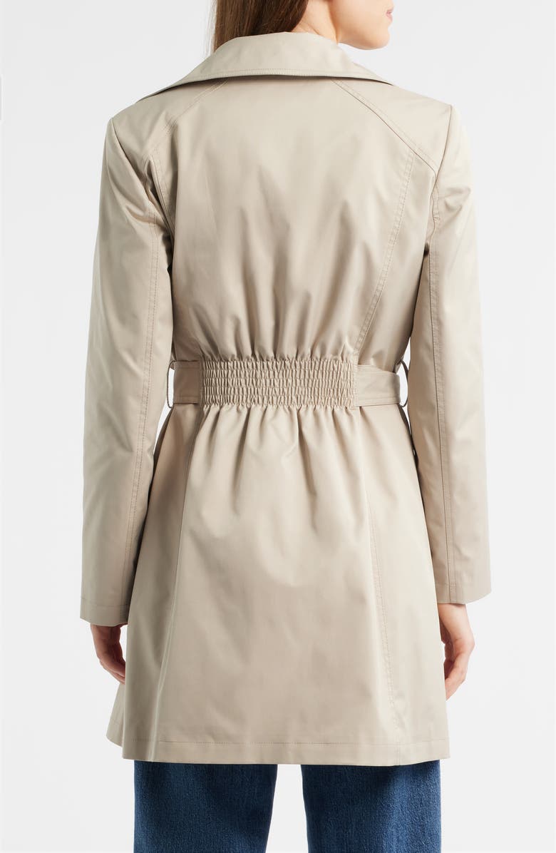 Sam Edelman Hooded Belted Double Breasted Trench Coat, Alternate, color, 