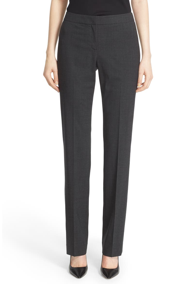 Barrow Stretch Wool Pants, Alternate, color, SMOKE