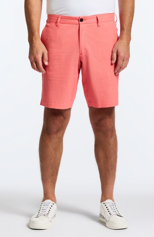 Robert Graham Thresher Seersucker Shorts In Coral