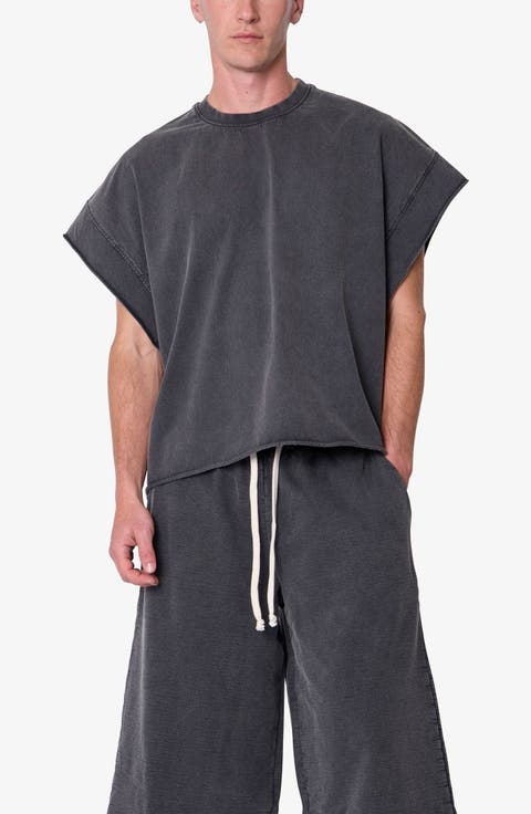 Distressed Cutoff T-Shirt