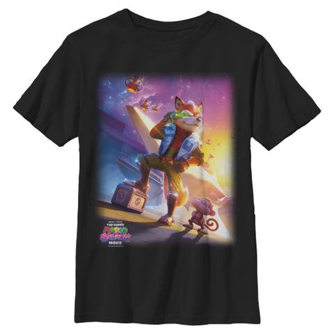 Boys' Star Fox Mccloud Space Poster Short Sleeve T-shirt