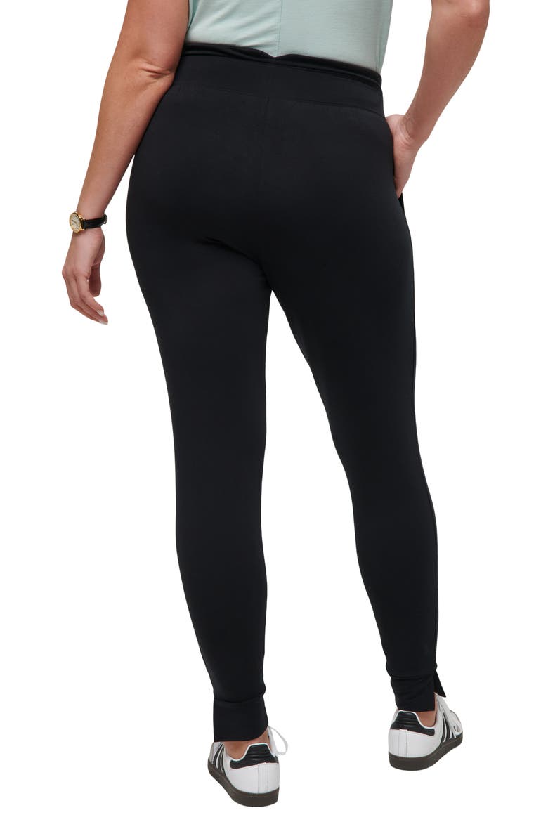 Cloud Terry Drawstring Joggers, Alternate, color, BLACK