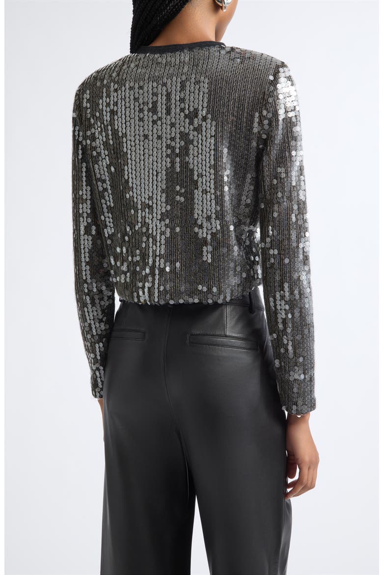 Anna Paillette Jacket, Alternate, color, GUNMETAL PAILLETTE