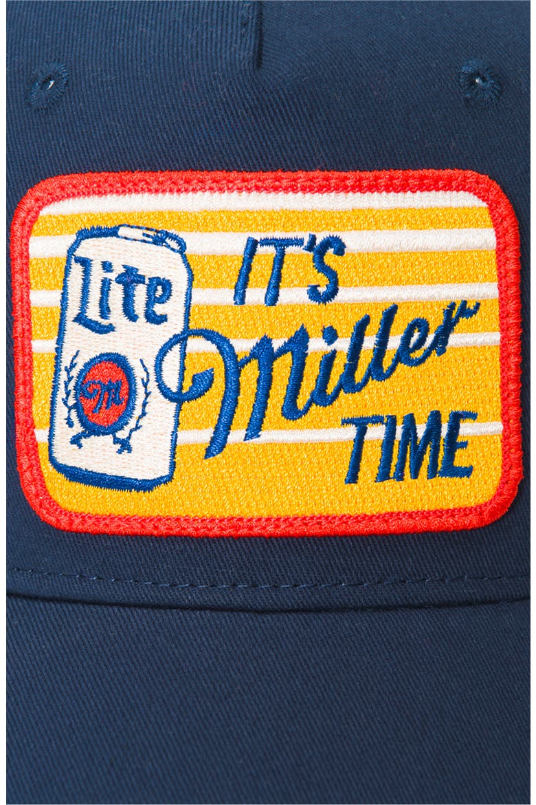 It's Miller Time Trucker Cap, Alternate, color, NAVY