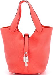 Pre-Owned Hermes Picotin Lock Bag Clemence PM