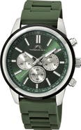 PORSAMO BLEU Logan Chronograph Silicone Strap Watch