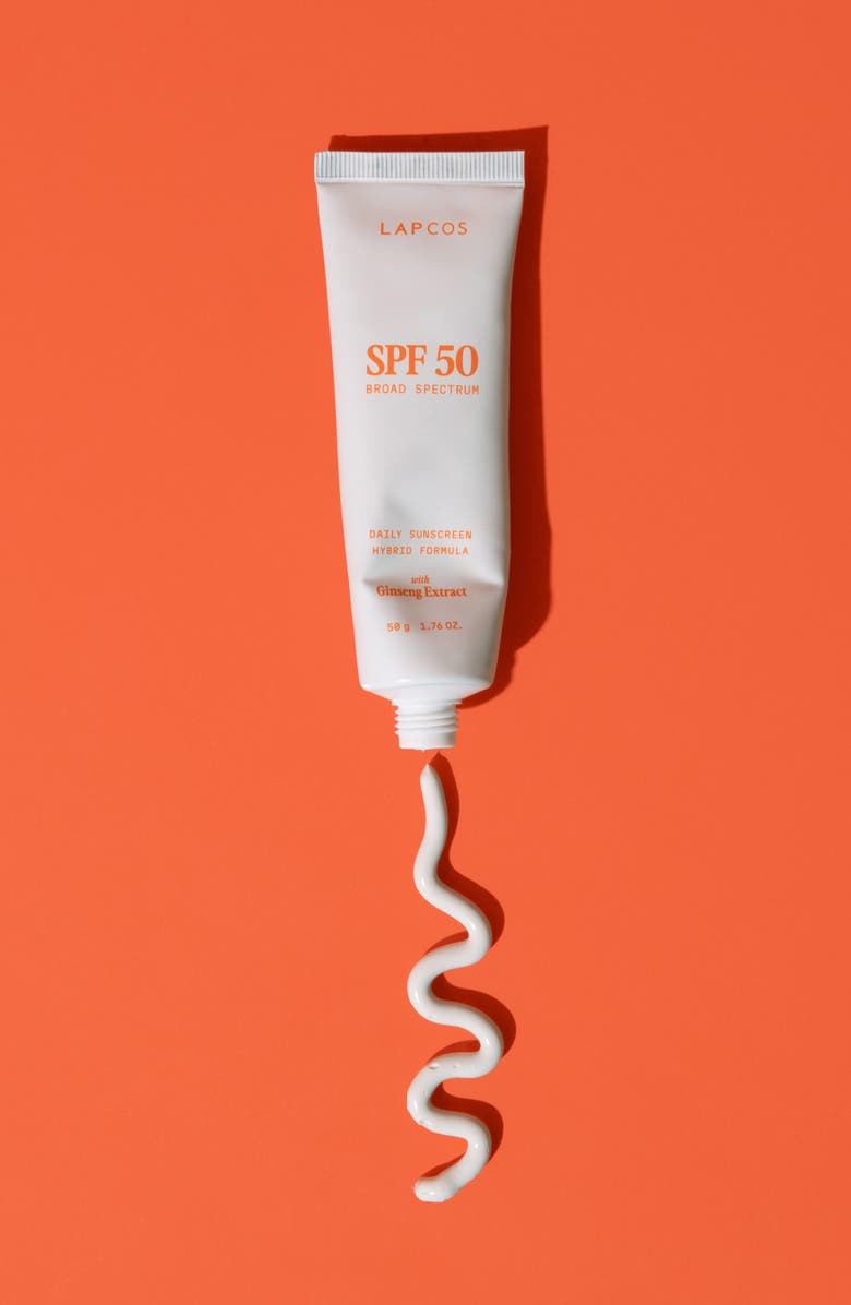 LAPCOS Daily Sunscreen SPF 50 Hybrid Formula, Alternate, color, White