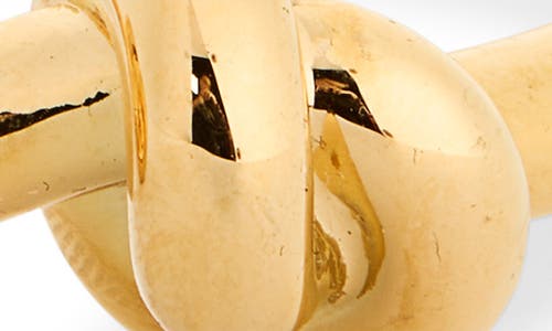 Eye Candy Los Angeles Karina Double Knot Cuff Bracelet In Gold