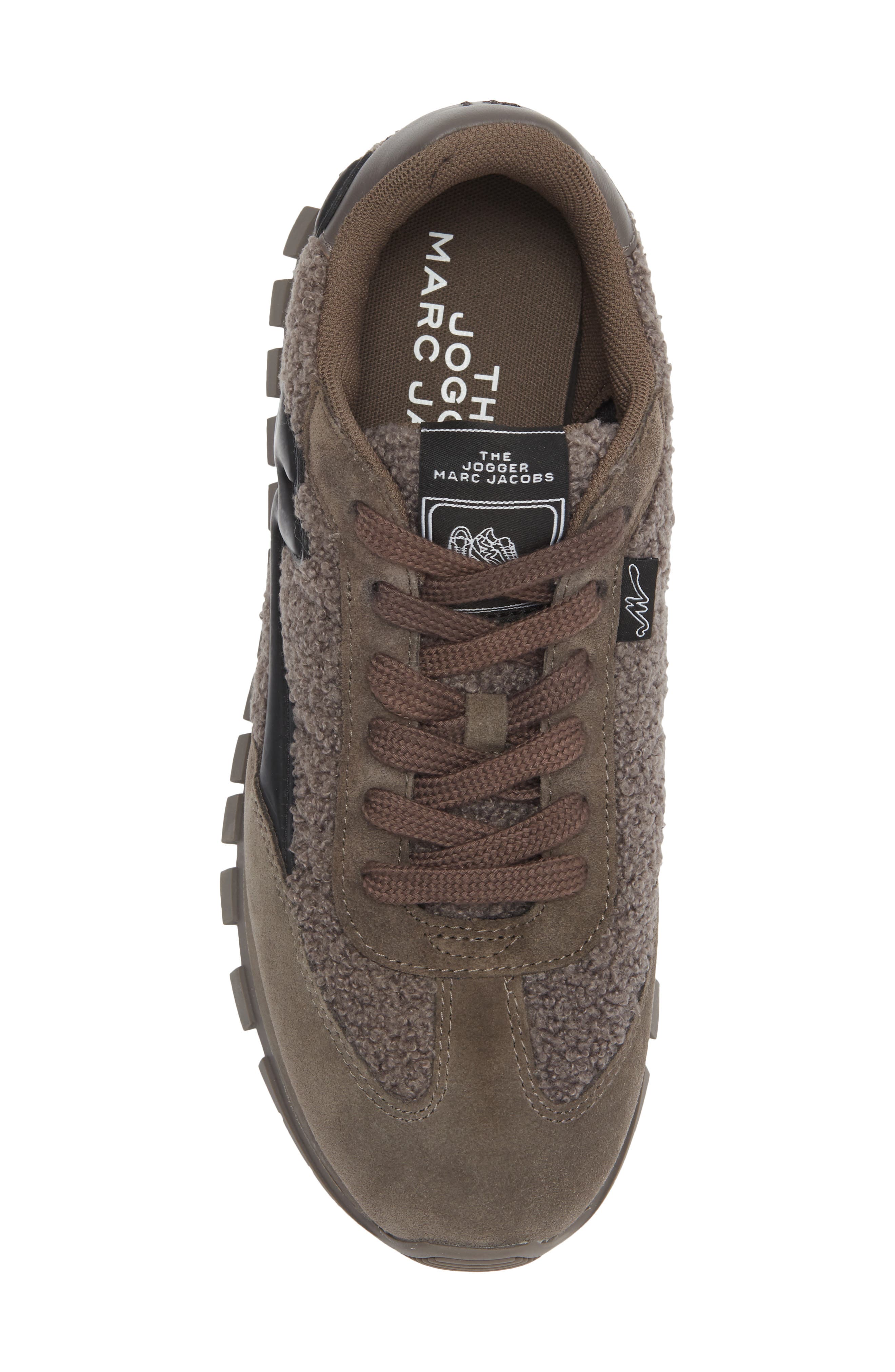 The Teddy Mixed Media Sneaker, Alternate, color, GREY