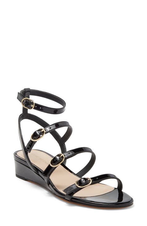 Grecian Buckle Wedge Sandal (Women)