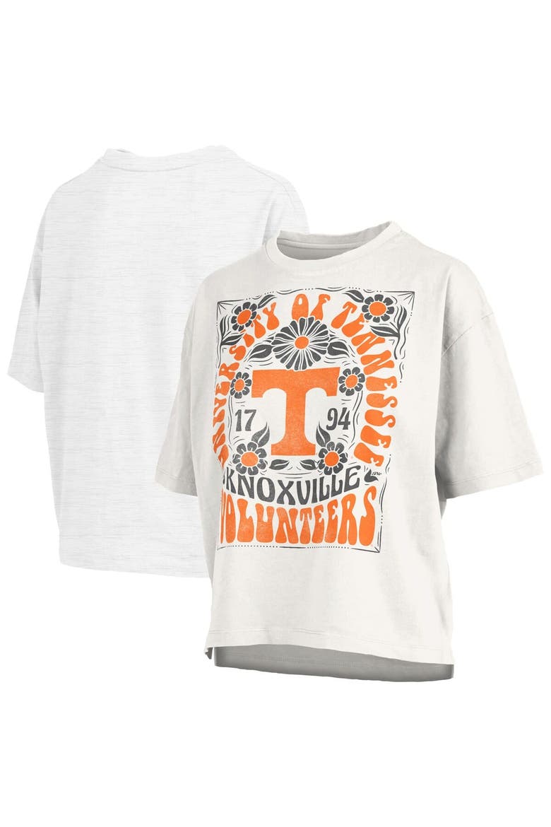 Women's Pressbox White Tennessee Volunteers Harmony Oversized T-Shirt, Alternate, color, White