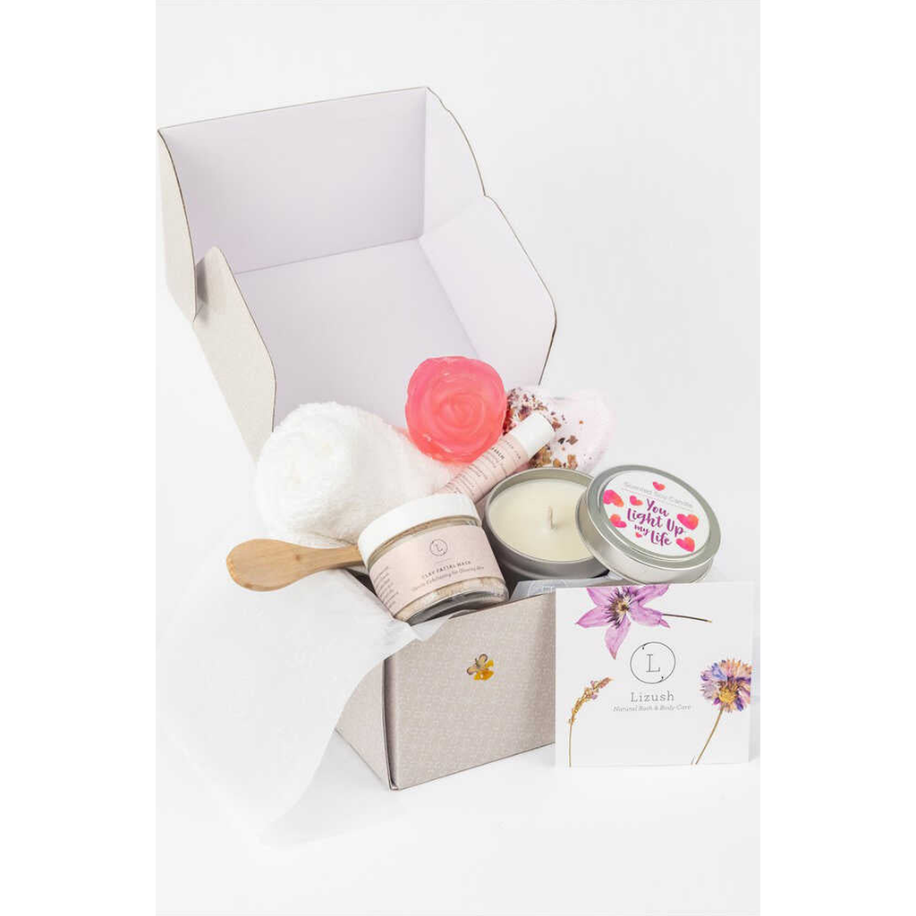 Lizush Cute Love Special Gift Box, Natural Skincare Gift Box, Mother's Day Gift, Bff, Sister Gift Se In Assorted