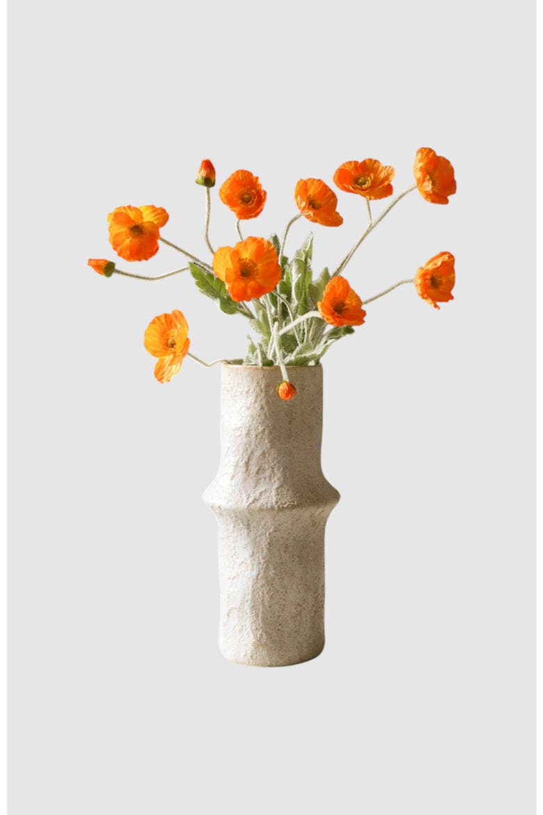 Orange Poppy Flower, Alternate, color, Orange