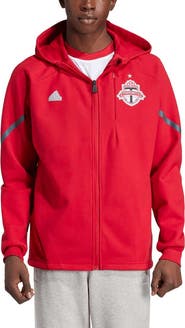 adidas Men's adidas Red Toronto FC 2024 Anthem Travel Raglan Sleeve Full-Zip Jacket