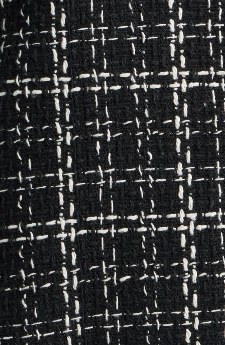 SANTO STUDIO Uno Tweed Jacket, Alternate, color, Black