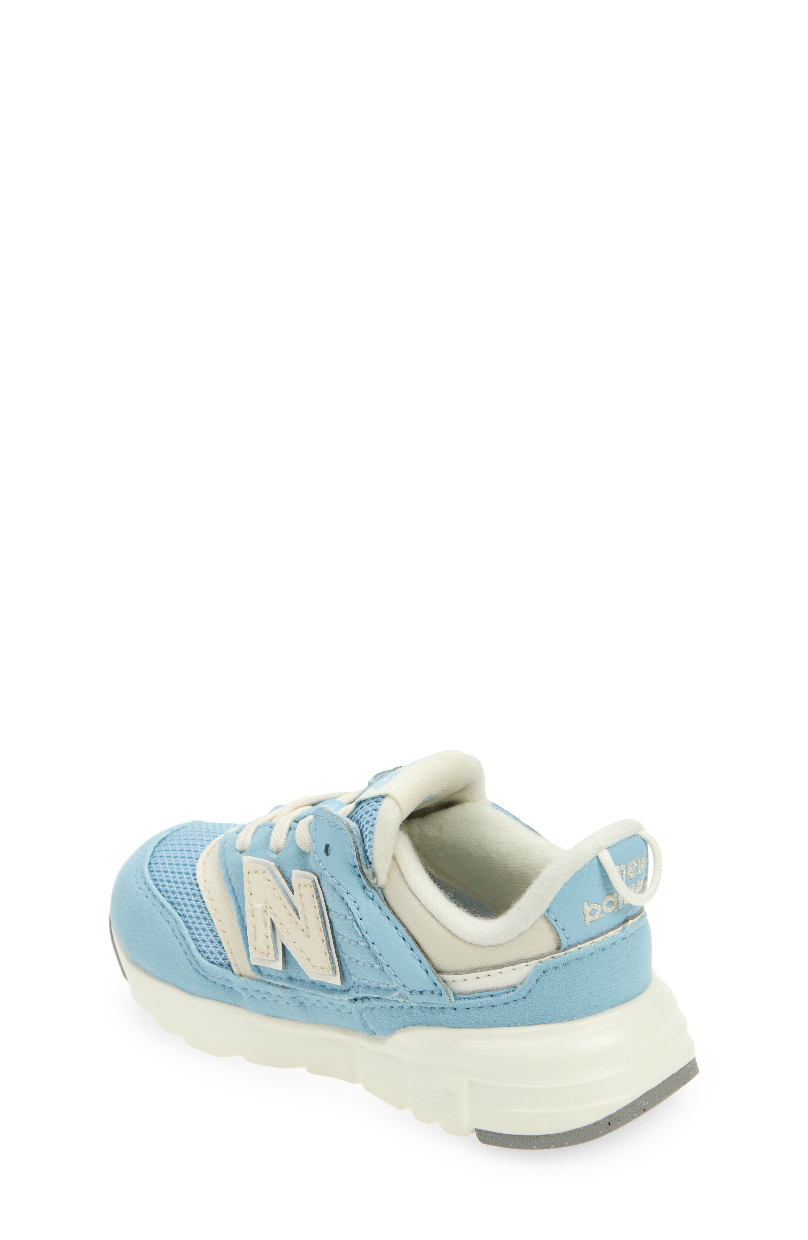 New Balance 997R Hook & Loop Sneaker, Alternate, color, Chrome Blue/ Linen