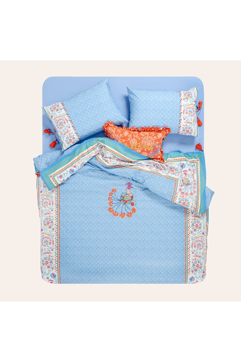 Sansad 200 Tc Tasseled Handmade Artisan Bedroom, Alternate, color, Blue