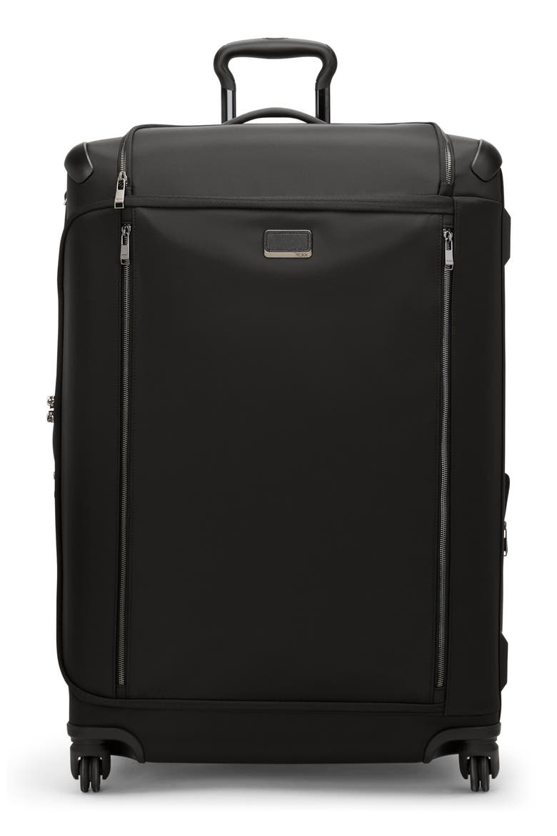Voyageur Léger Large Dual Access Expandable Checked Luggage, Main, color, BLACK/ GUNMETAL