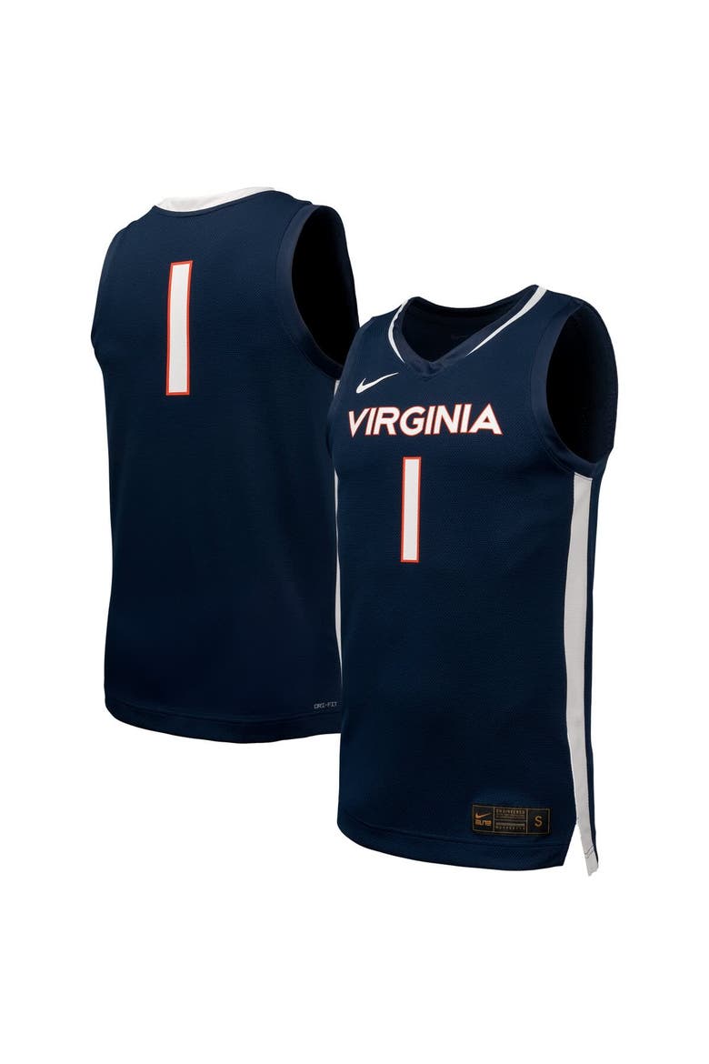 Men's Nike  Navy Virginia Cavaliers  Replica Basketball Jersey, Alternate, color, Navy