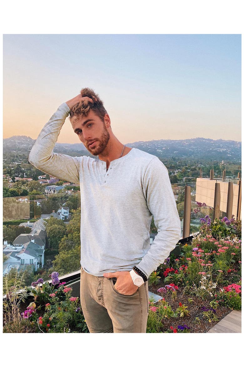 Long Sleeve Henley, Alternate, color, CLOUD GREY
