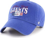 '47 Men's '47 Royal New York Giants American Flag Clean Up Adjustable Hat