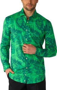 OppoSuits The Joker™ Stretch Button-Up Shirt